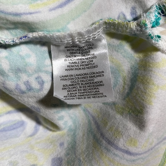 Carribean Joe Women’s Fun Summer Tropical Shirt Size Large Petite - Picture 3 of 4